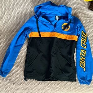 Santa Cruz pullover wind breaker jacket